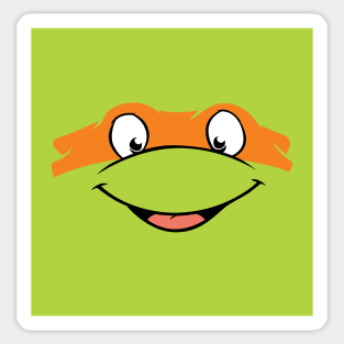 Michelangelo TMNT Mask Design, Artwork, Vector, Graphic Sticker